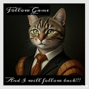 Pawsitively Posh Green-Eyed Tabby in Gold-Trim Suit